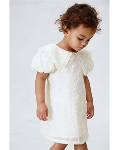 Вышитое платье, бежевый H&m