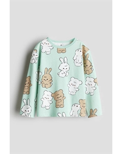 Хлопковая рубашка с принтом, мультиколор H&m