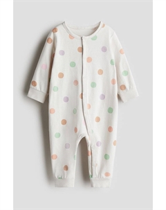 Пижама из хлопка с принтом, мультиколор H&m