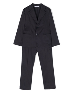 Костюм с однобортным пиджаком, синий Paolo pecora