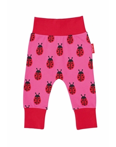 Тканевые брюки mit Marienkäfer Print, розовый Toby tiger