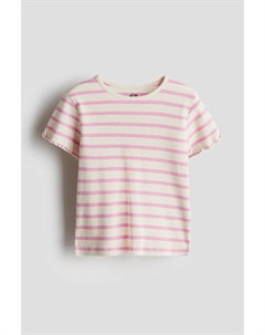 Рубашка из ребристого джерси, мультиколор H&m