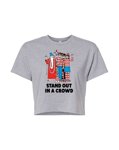 Укороченная футболка для юниоров Where's Waldo Stand Out, серый Licensed character