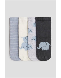 4 пары носков, мультиколор H&m