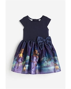 Платье с бантом, синий H&m