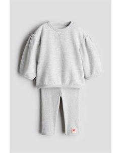 Двухкомпонентный свитшот и леггинсы, серый H&m