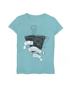 Футболка с рисунком Earl Grey для девочек 7–16 лет «Звездный путь следующего поколения» Licensed character