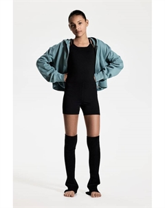 Короткий спортивный комбинезон из материала DryMove, черный H&m