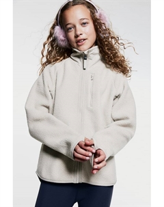 Спортивная куртка из флиса Тедди, бежевый H&m