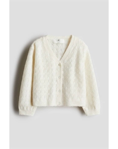 Кардиган ажурной вязки, бежевый H&m