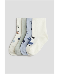 4 пары носков, мультиколор H&m