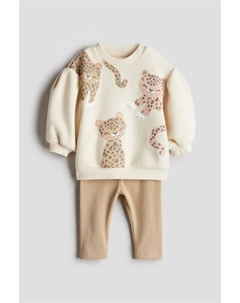 Двухкомпонентный свитшот и леггинсы, мультиколор H&m