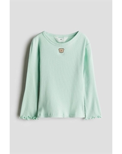 Рубашка из джерси с вышивкой, мультиколор H&m