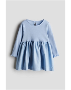 Платье с длинными рукавами, голубой H&m