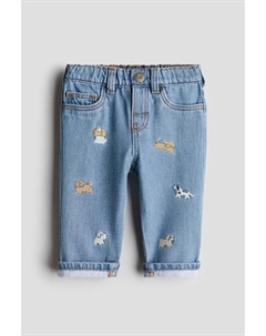 Джинсы с вышивкой, мультиколор H&m