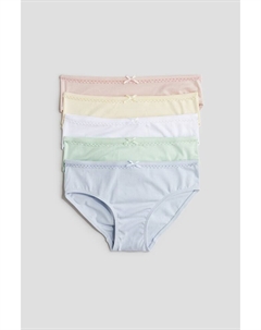Упаковка из 5 хлопковых трусов, мультиколор H&m