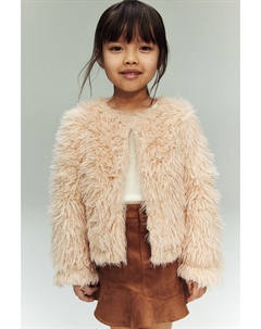 Пушистый кардиган, бежевый H&m