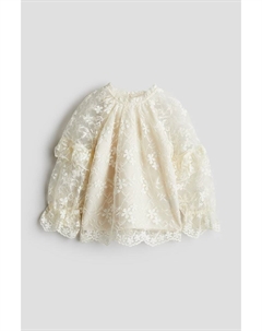 Кружевная блузка, бежевый H&m