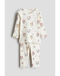Пижама из джерси с принтом, мультиколор H&m