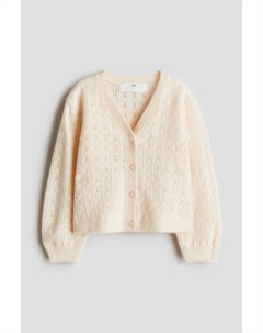 Кардиган ажурной вязки, оранжевый H&m