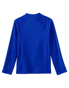 Рашгард для плавания с длинными рукавами для мальчиков 10–20 лет цвета хаски Lands' end