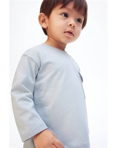 Рубашка с длинными рукавами, бирюзовый H&m