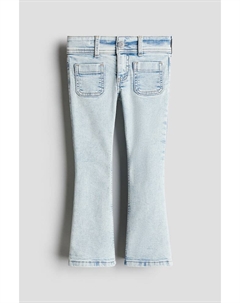 Джинсы клеш из суперэластичного материала, голубой H&m
