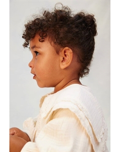 Блузка из муслина с кружевной отделкой, бежевый H&m