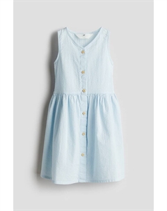 Платье из хлопка, голубой H&m