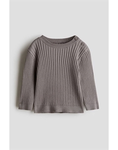 Ребристый свитер, серый H&m