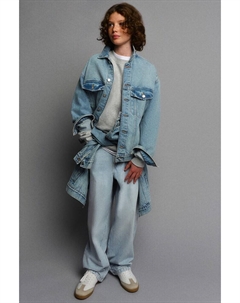 Мешковатые джинсы, голубой H&m