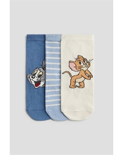 3 пары носков с рисунком, мультиколор H&m