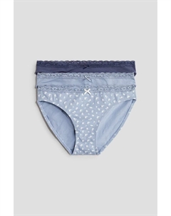 Упаковка из 3 хлопковых трусов, мультиколор H&m