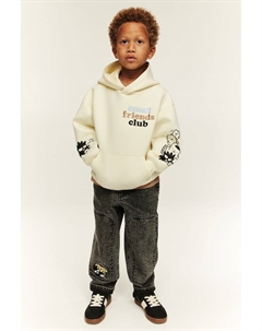 Толстовка с капюшоном Scuba с мотивами, мультиколор H&m