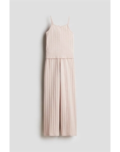 Хлопковая пижама с ажурным узором, розовый H&m