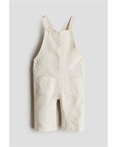 Льняные комбинезоны, бежевый H&m