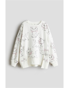 Толстовка оверсайз с принтом, мультиколор H&m