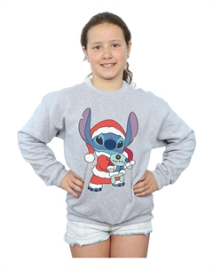 Свитшот Lilo And Stitch Stitch Christmas, серый Disney