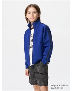 Толстовка на молнии, цвет 66 синий Uniqlo