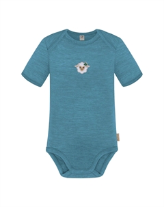 Боди Baby Merino с короткими рукавами «Тауранга», синий Normani