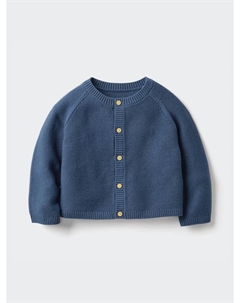 Вязаный кардиган, цвет 68 синий Uniqlo