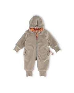 Флисовый комбинезон розовый какаду, для малышей и малышей, зеленый Sigikid