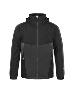 Детский дождевик на флисовой подкладке Wasilla, черный Normani