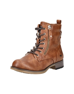 Ботильоны из искусственной кожи, коньячный Mustang