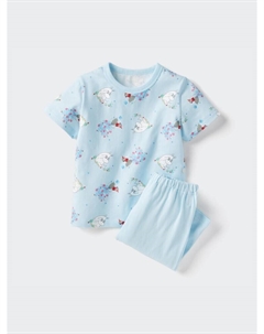 Пижама детская, цвет 60 синий Uniqlo