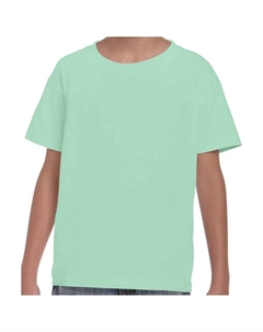 Футболка хлопковая, мятный Gildan