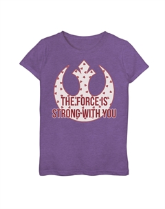 Футболка с рисунком «С тобой сильна сила» для девочек 7–16 лет «Звездные войны» Star wars