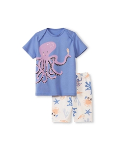 Детские короткие пижамы, цвет Persian Jewel Calida