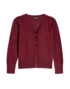 Вязаный кардиган Knit Cardigan, бордовый Next