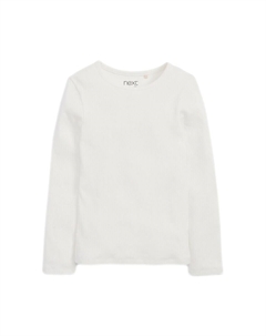 Лонгслив Shirt, белый Next